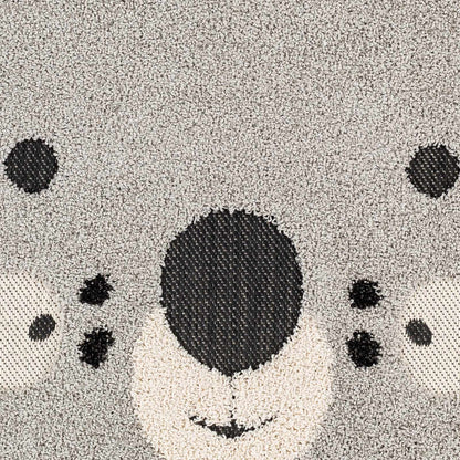 Kids Koala Animal Print Nursery Outdoor Area Rug - Clearance