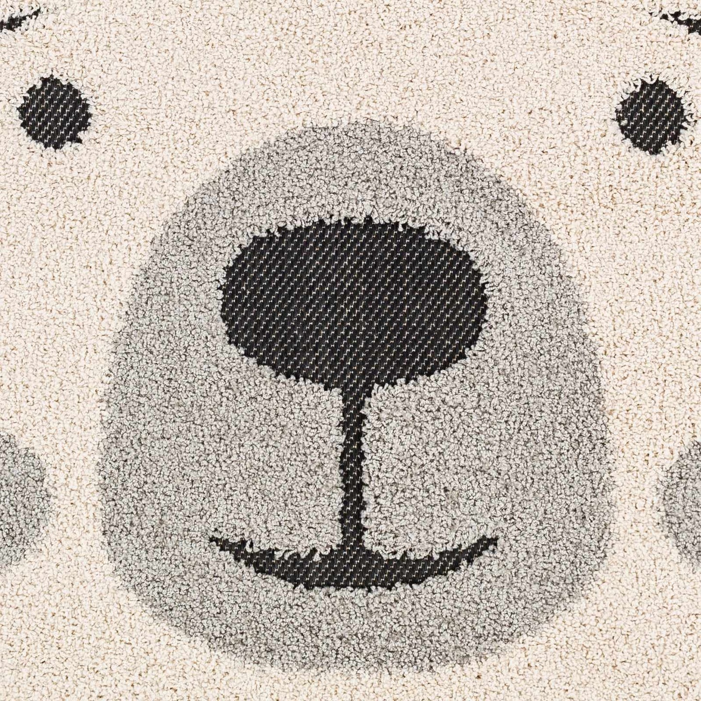 Kids Bear Animal Print Nursery Outdoor Area Rug - Clearance