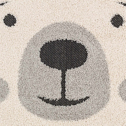 Kids Bear Animal Print Nursery Outdoor Area Rug - Clearance