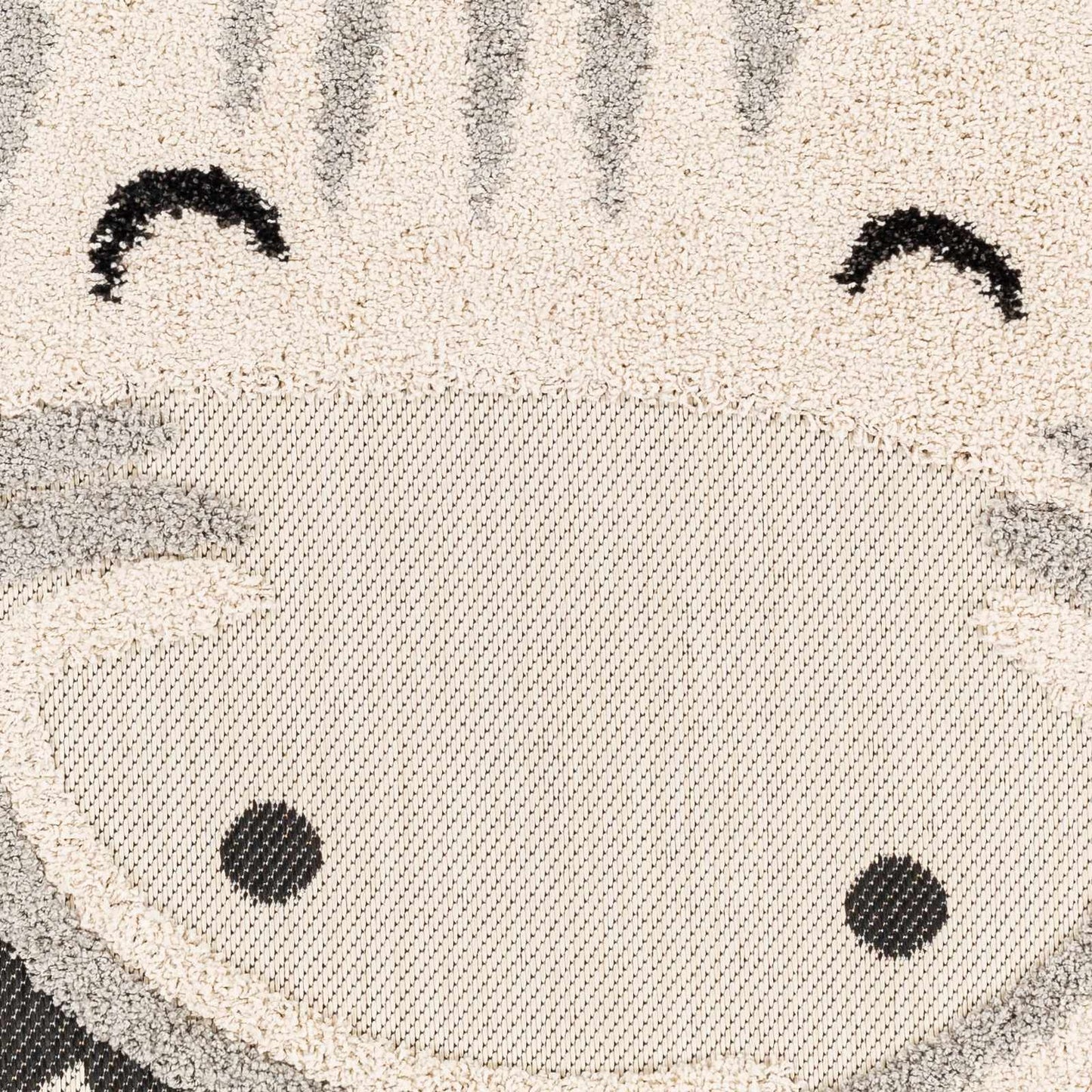 Kids Giraffe Bowtie Animal Print Nursery Outdoor Area Rug - Clearance