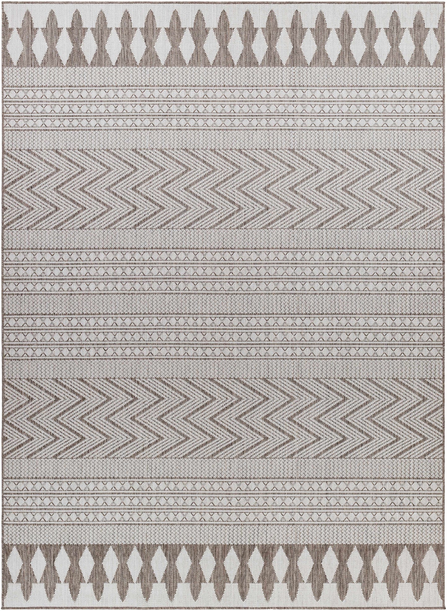 Asif Brown Outdoor Area Rug