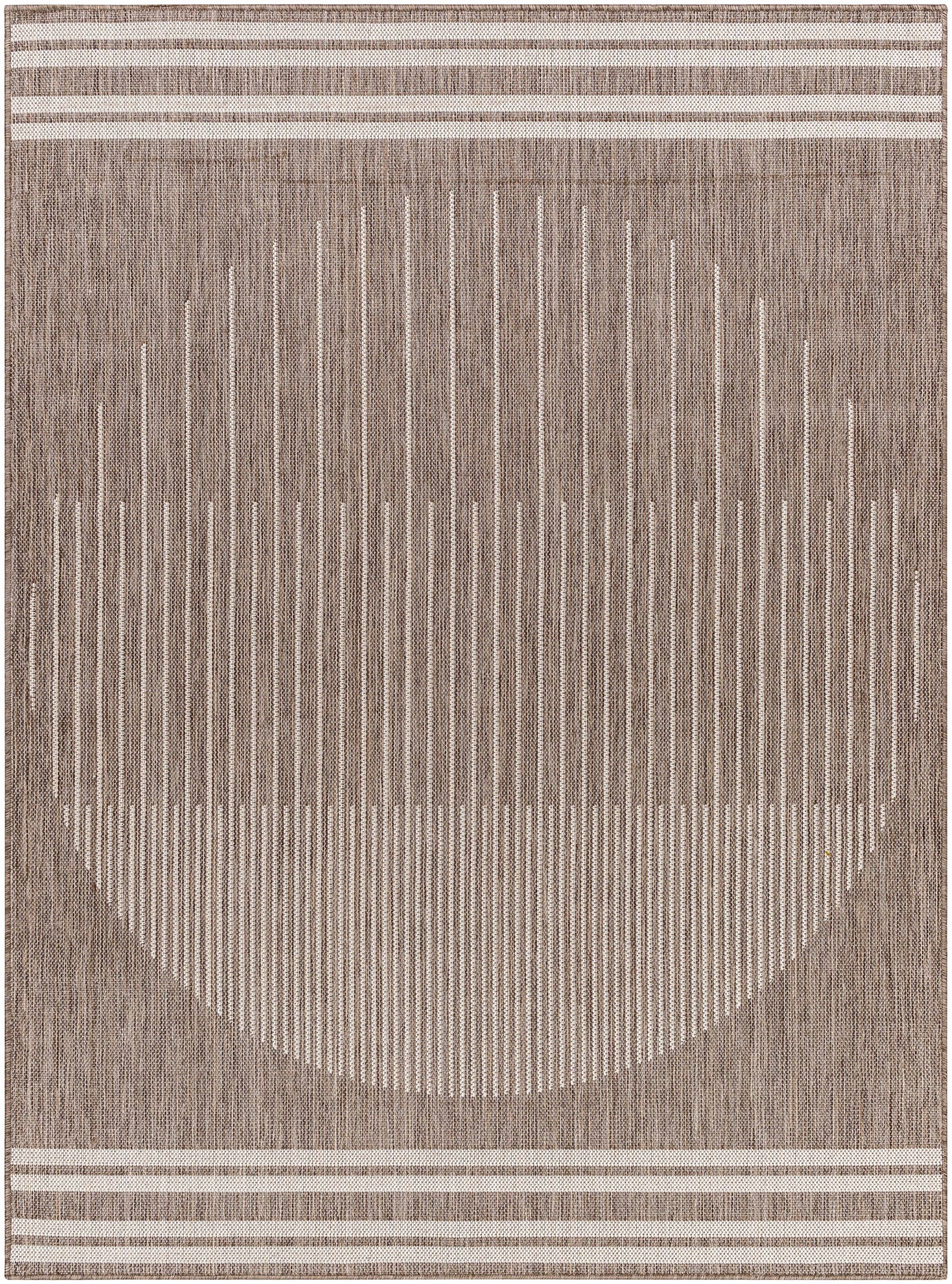 Aviya Brown Outdoor Area Rug - Clearance