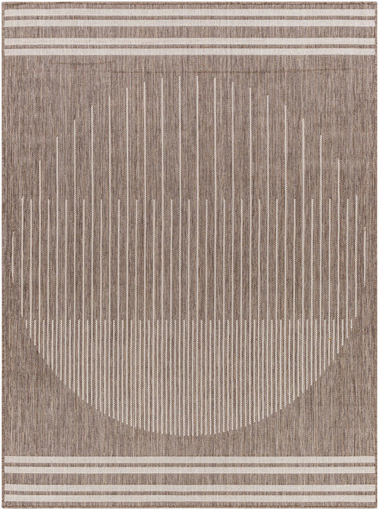 Aviya Brown Outdoor Area Rug - Clearance