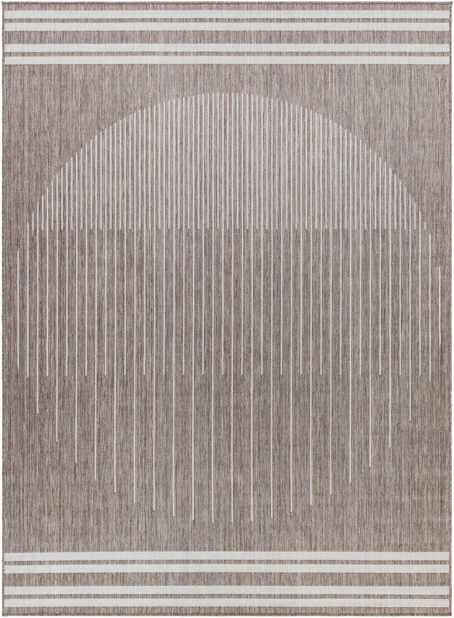 Aviya Brown Outdoor Area Rug - Clearance