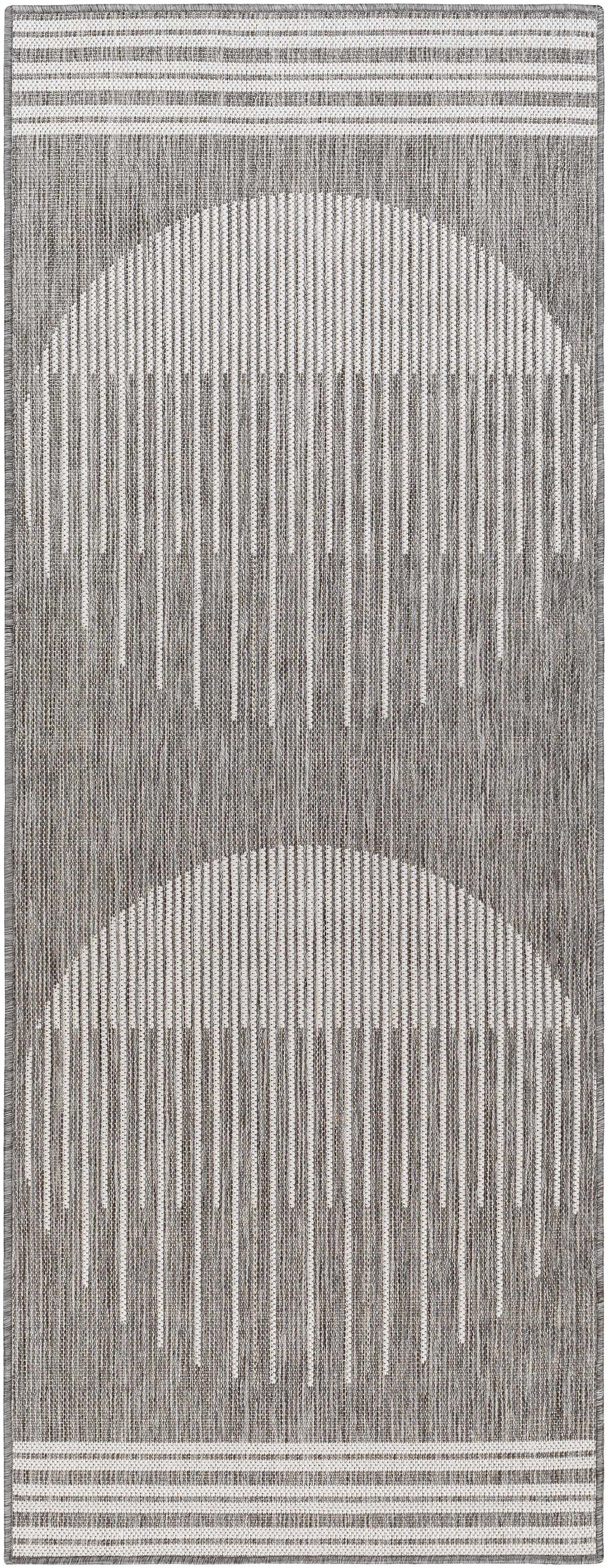 Aviya Gray Outdoor Area Rug - Clearance