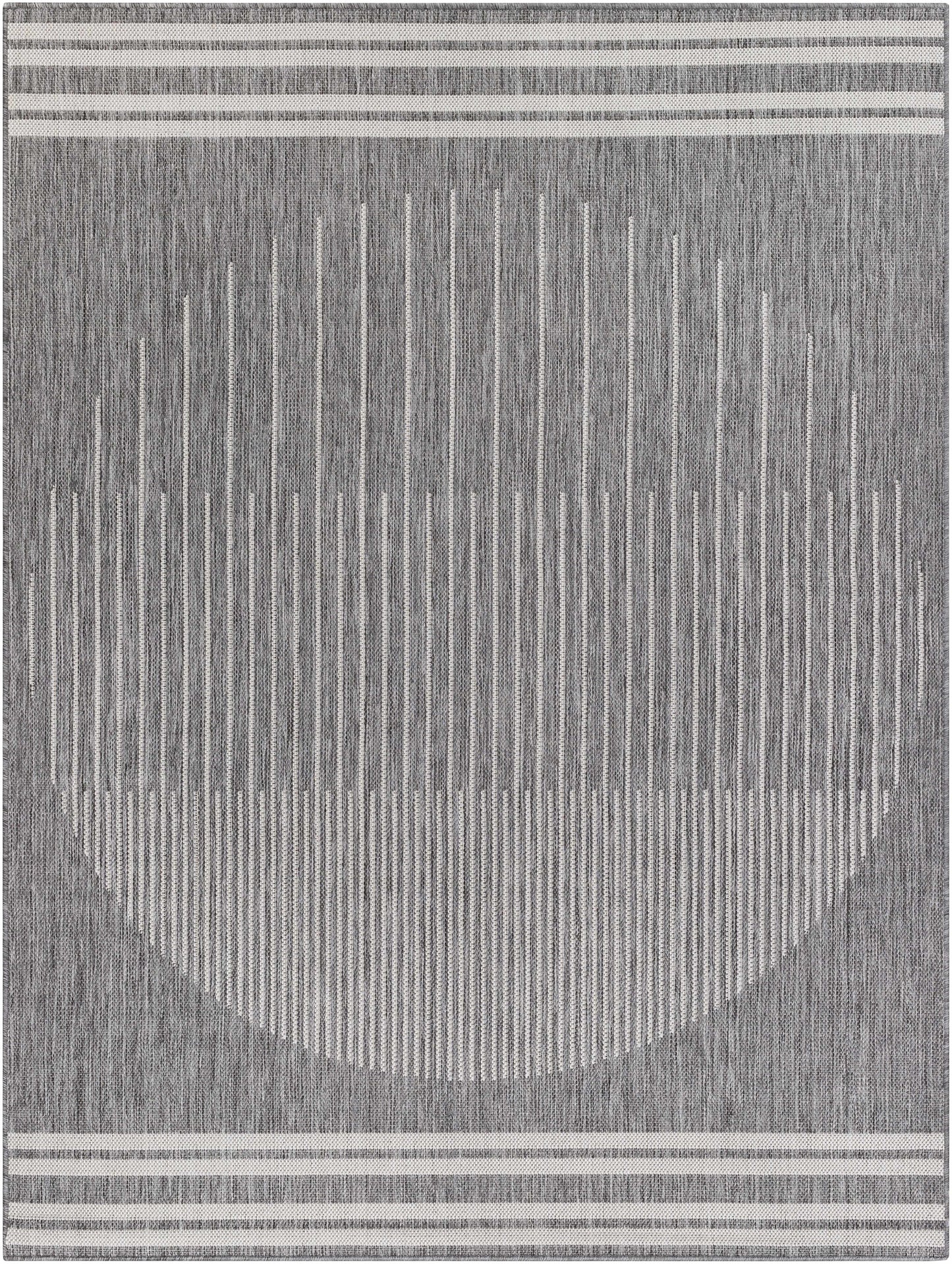 Aviya Gray Outdoor Area Rug - Clearance