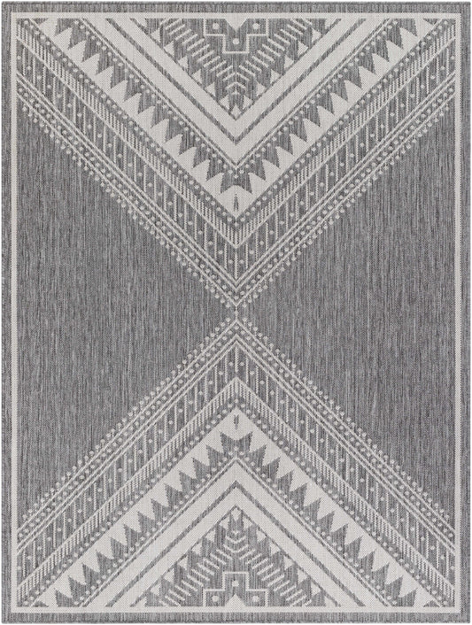 Deana Gray Outdoor Area Rug - Clearance