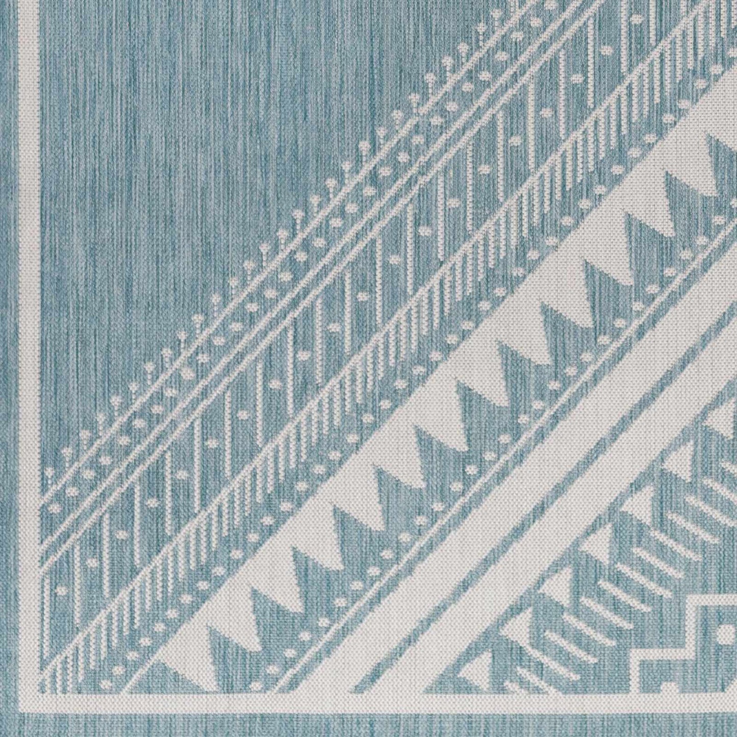 Deana Blue Outdoor Area Rug - Clearance