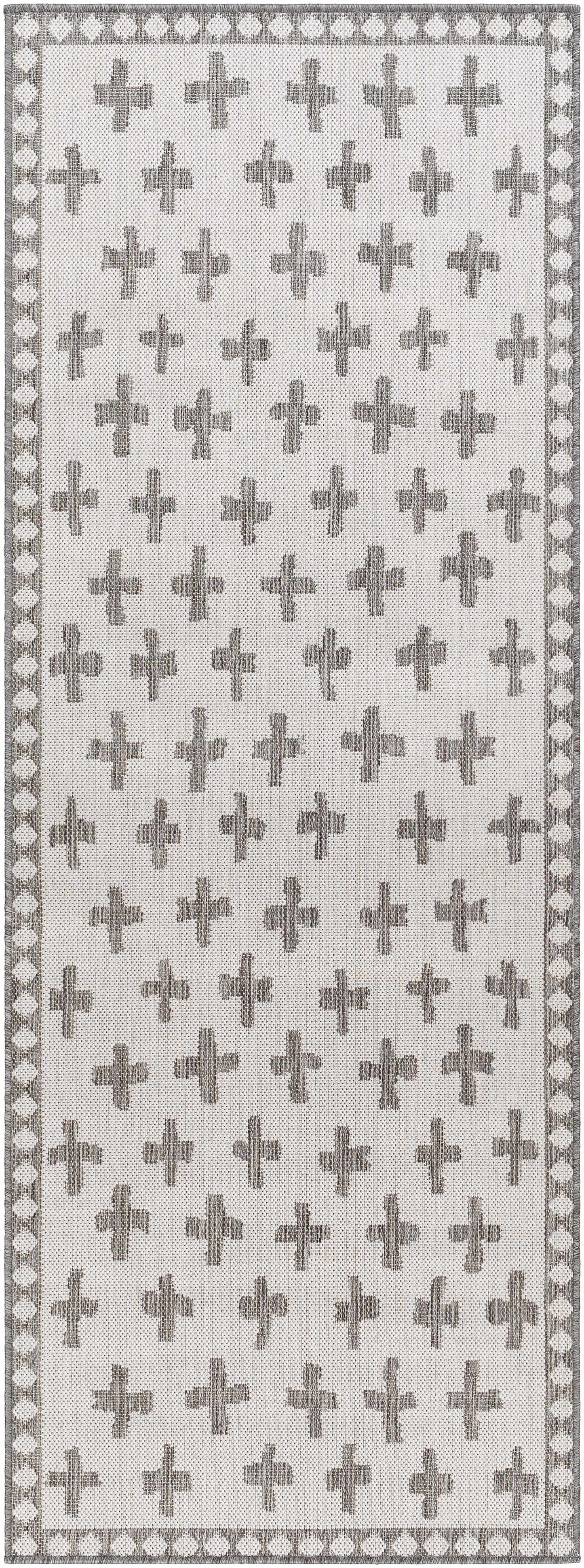 Kyna Gray Outdoor Area Rug - Clearance