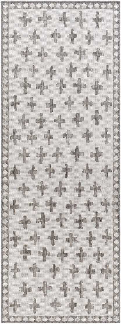 Kyna Gray Outdoor Area Rug - Clearance