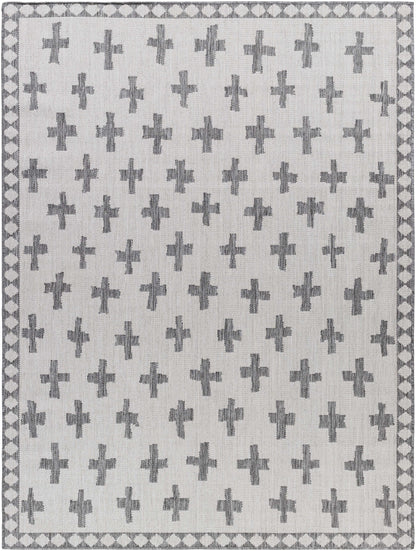 Kyna Gray Outdoor Area Rug - Clearance