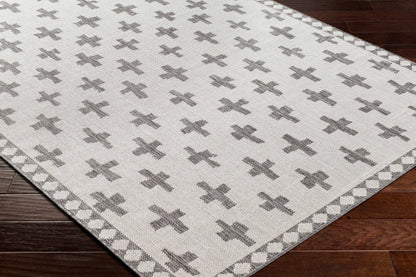 Kyna Gray Outdoor Area Rug - Clearance