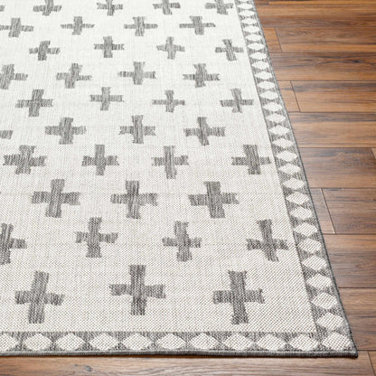Kyna Gray Outdoor Area Rug - Clearance