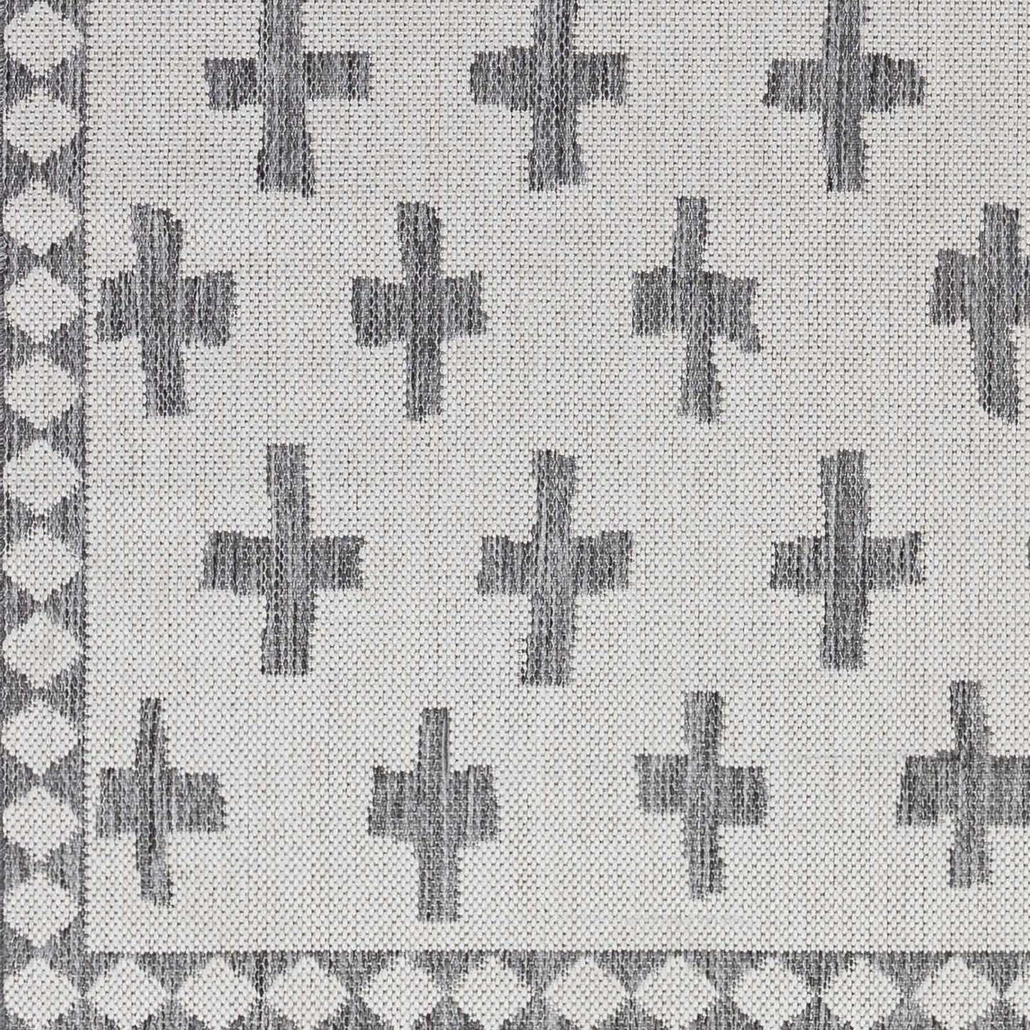 Kyna Gray Outdoor Area Rug - Clearance