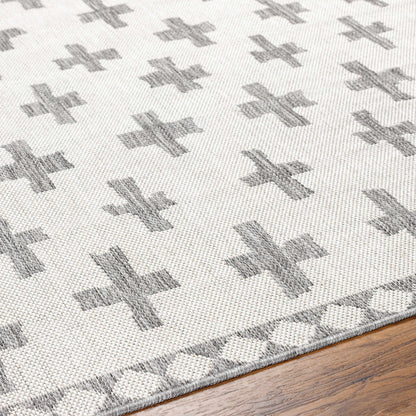 Kyna Gray Outdoor Area Rug - Clearance