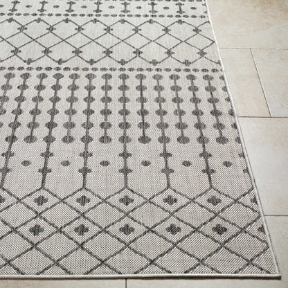 Lali Light Gray Outdoor Area Rug - Clearance