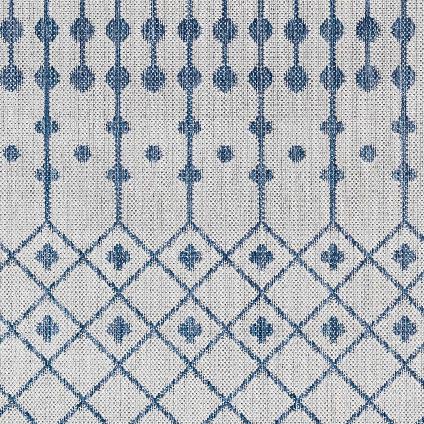 Lali Blue & Gray Outdoor Area Rug - Clearance