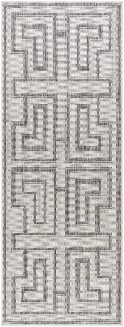 Taro Light Gray Outdoor Area Rug - Clearance