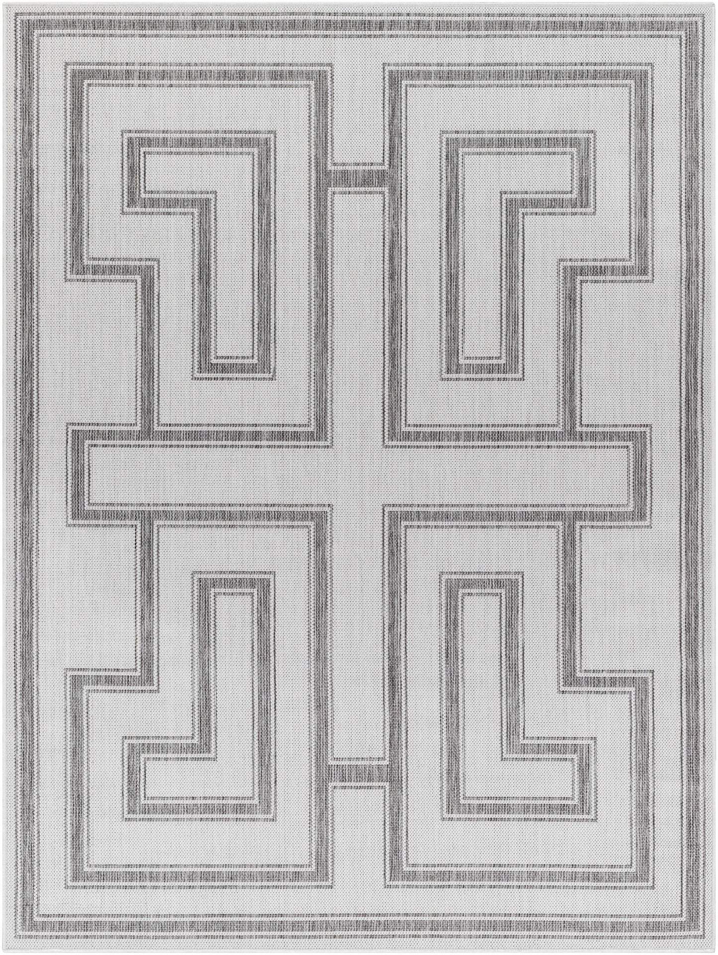 Taro Light Gray Outdoor Area Rug - Clearance