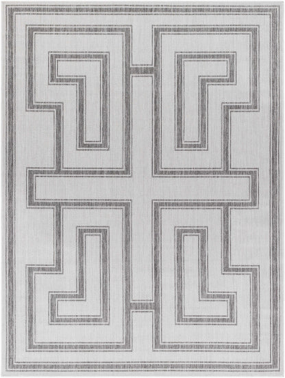 Taro Light Gray Outdoor Area Rug - Clearance