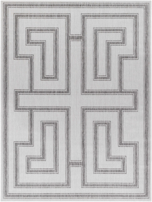Taro Light Gray Outdoor Area Rug - Clearance
