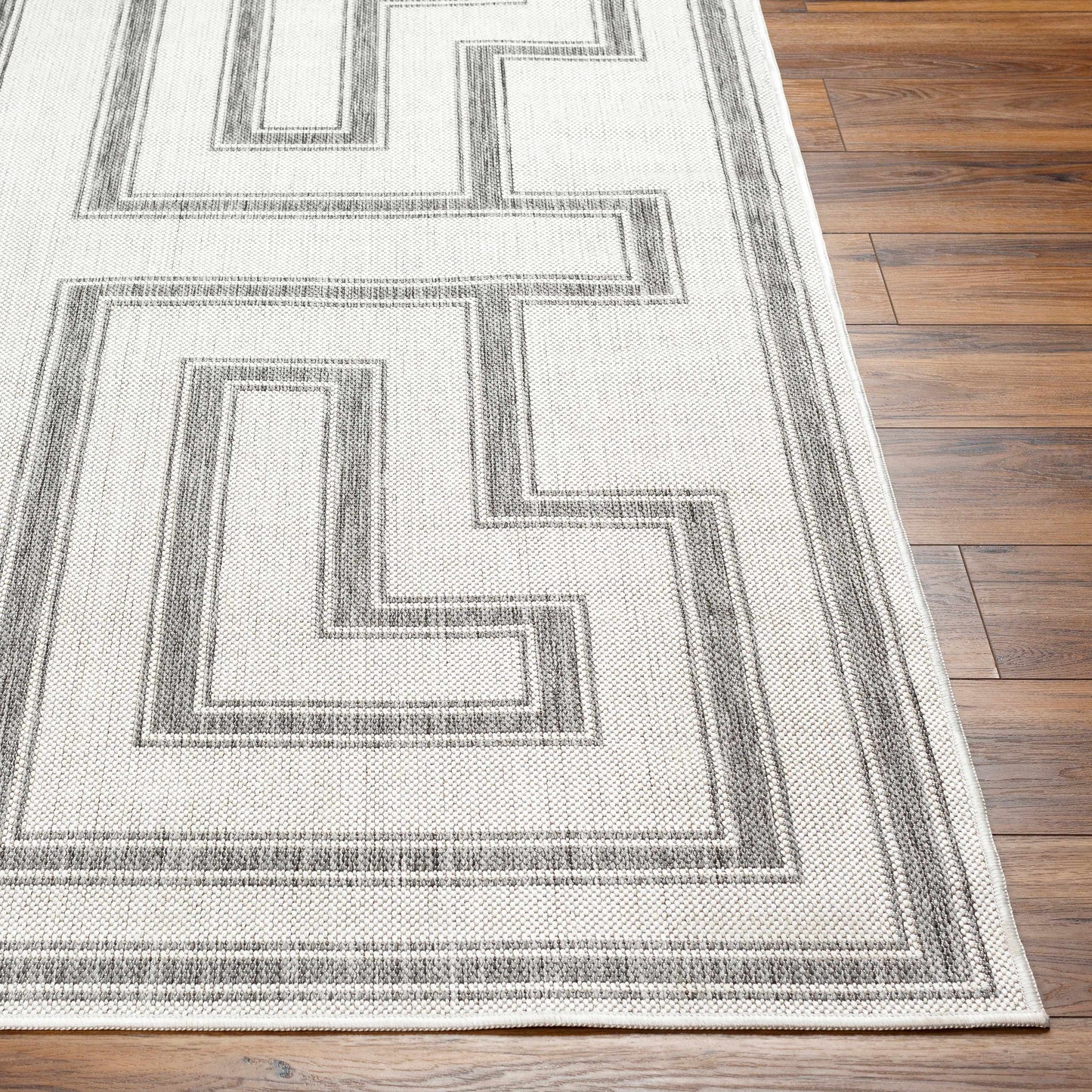 Taro Light Gray Outdoor Area Rug - Clearance