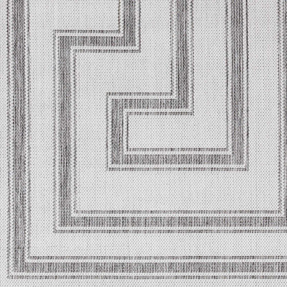 Taro Light Gray Outdoor Area Rug - Clearance