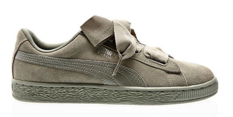 Puma Youth Suede Heart Snake Jr 'Rock Ridge' Sneakers
