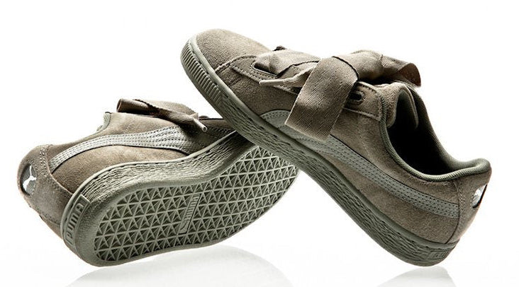 Puma Youth Suede Heart Snake Jr 'Rock Ridge' Sneakers