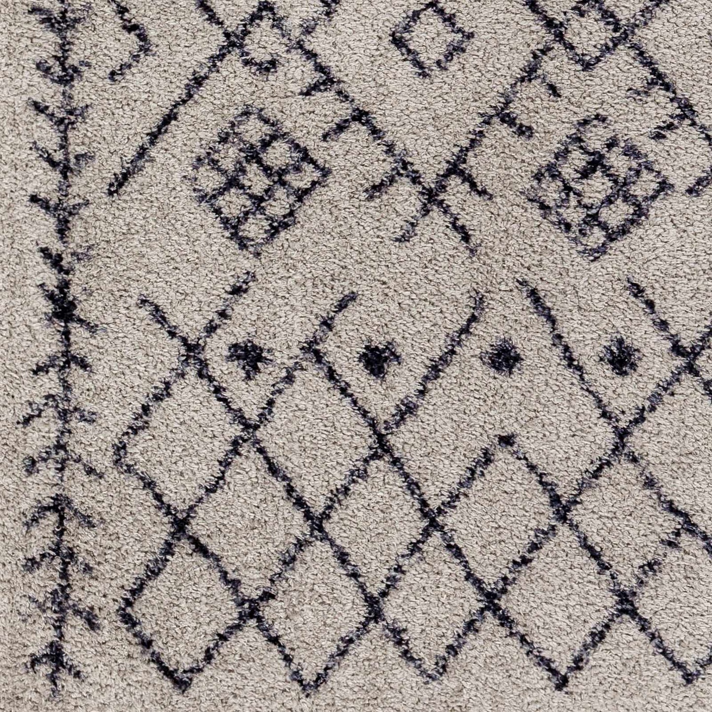 Elyes Gray Washable Area Rug - Clearance