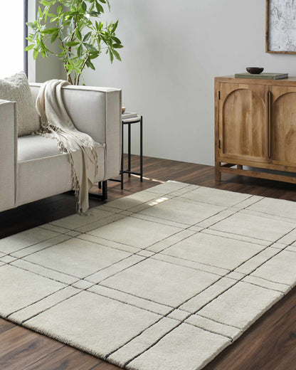 Sixto Beige Area Rug