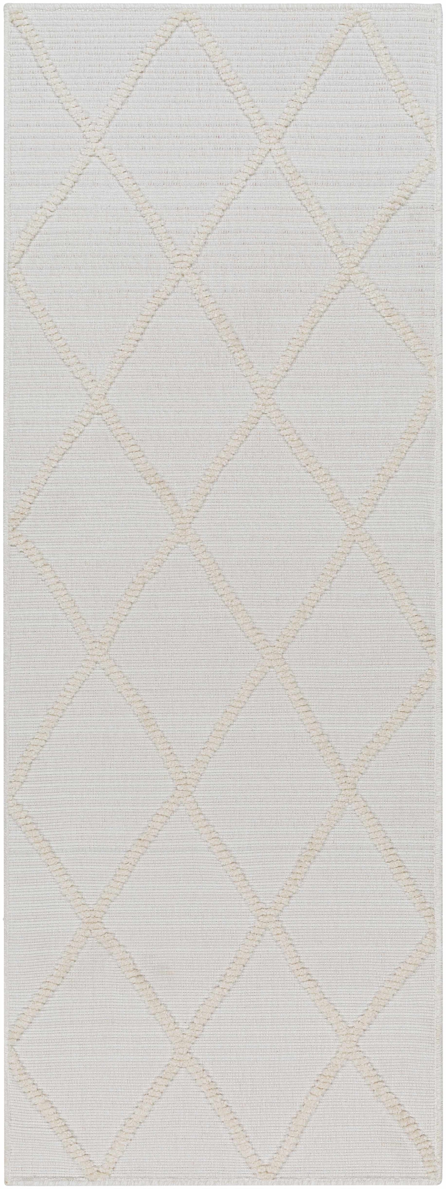 Amani White Washable Rug - Clearance