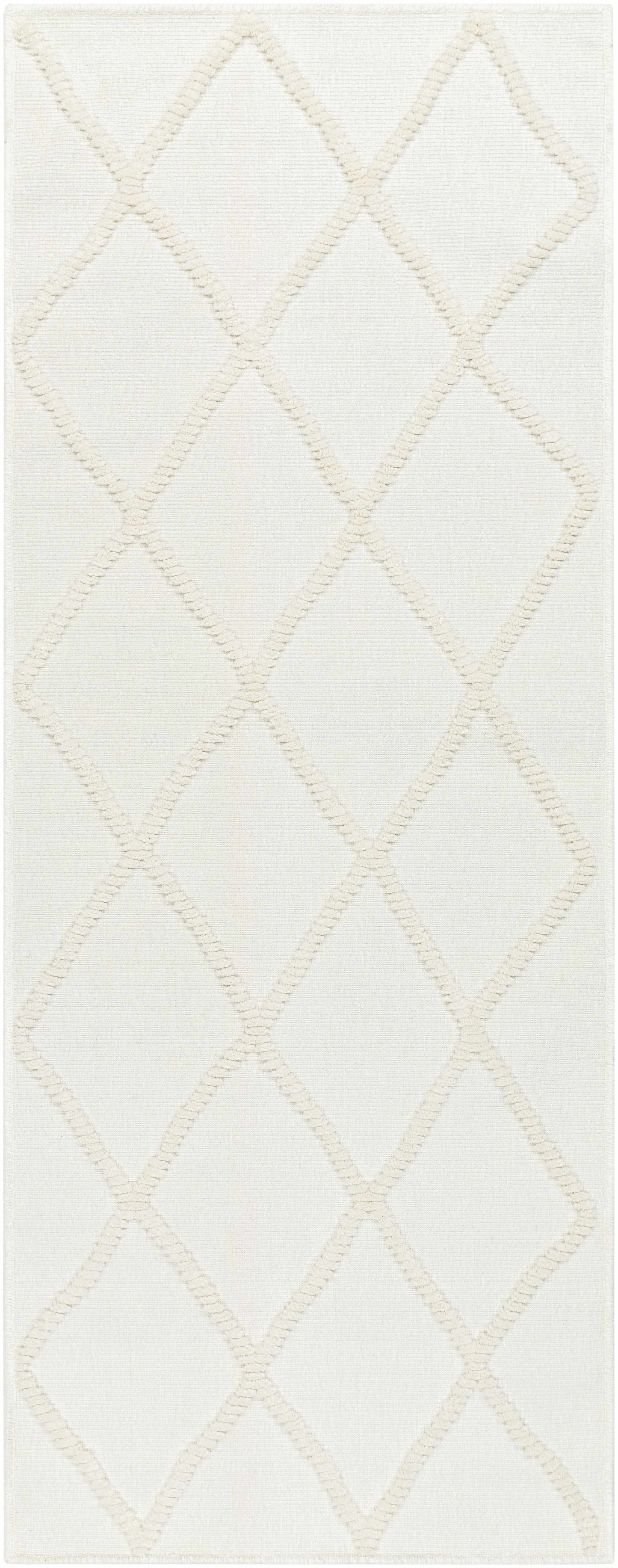 Amani White Washable Rug - Clearance