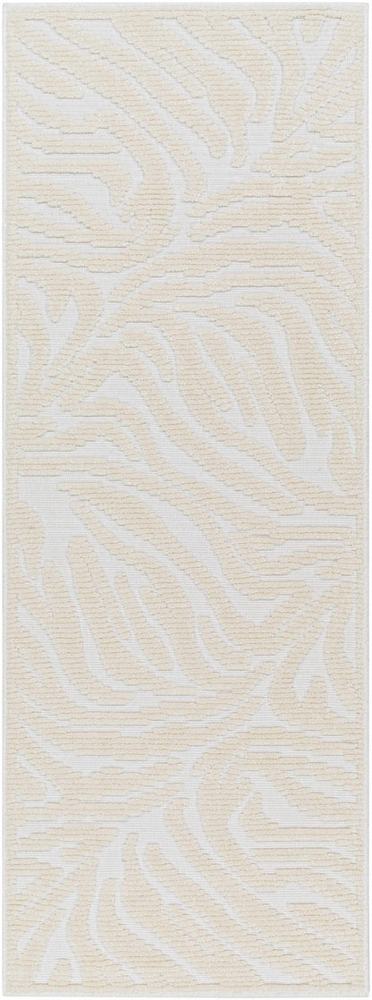 Keto Cream 3D Zebra Rug - Clearance