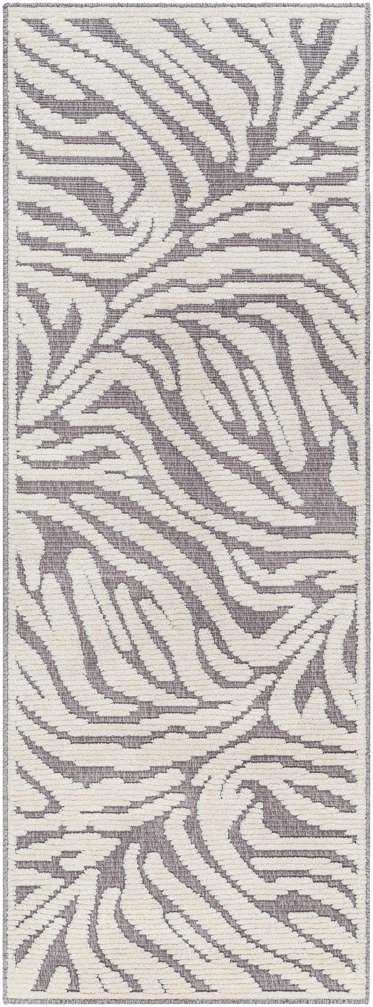Keto Gray Zebra Rug - Clearance