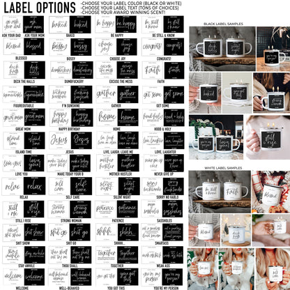 Candle Mug Gift 16oz by Gia Roma