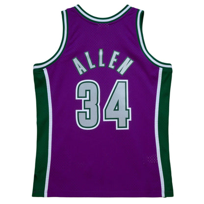 Mitchell & Ness Men's NBA Swingman Jersey - Milwaukee Bucks 2001 Ray Allen