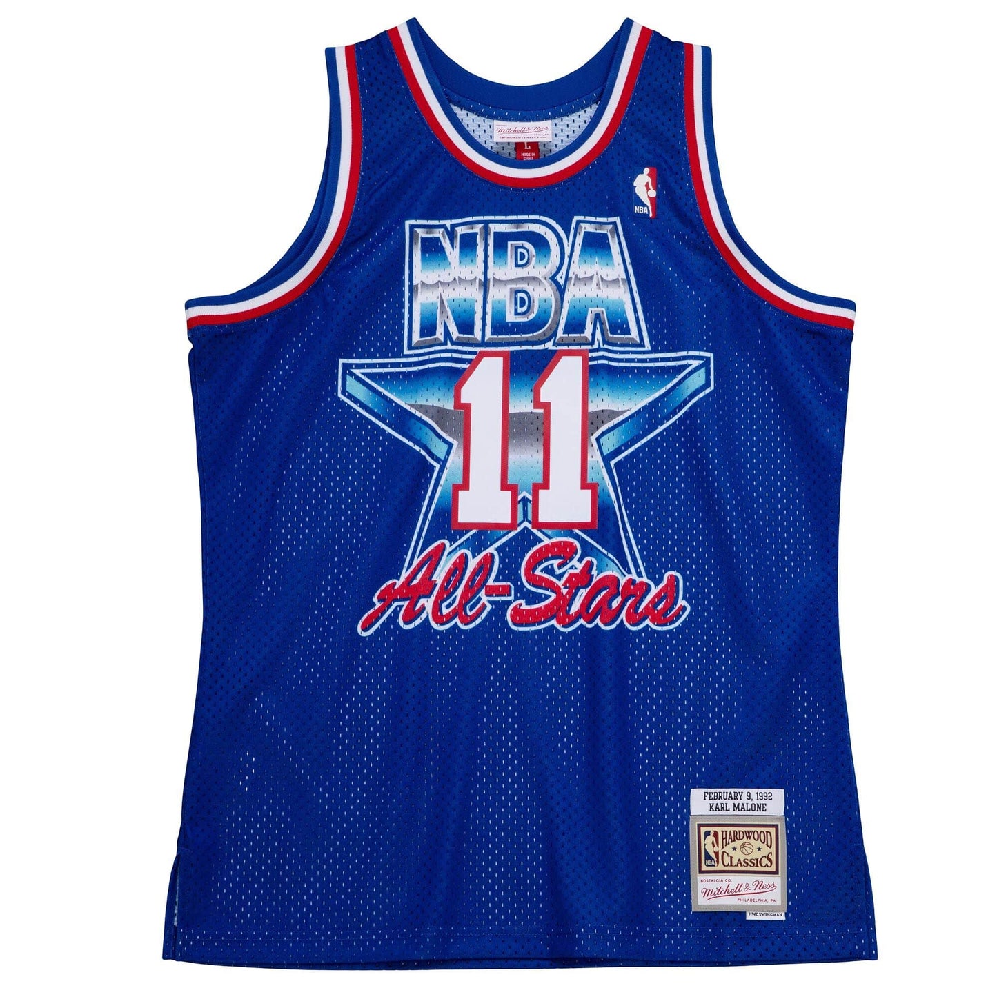 Mitchell & Ness Men's NBA All Star West Jersey - Karl Malone 1992