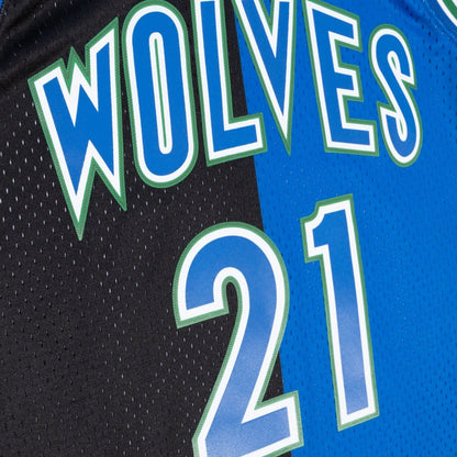 Mitchell & Ness NBA Split Swingman Jersey Timberwolves 1995 Kevin Garnett