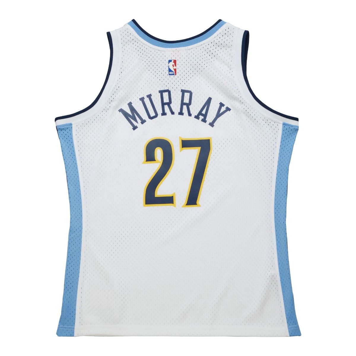 Men's Mitchell & Ness White Jersey NUGGets 2016 Jamal Murray