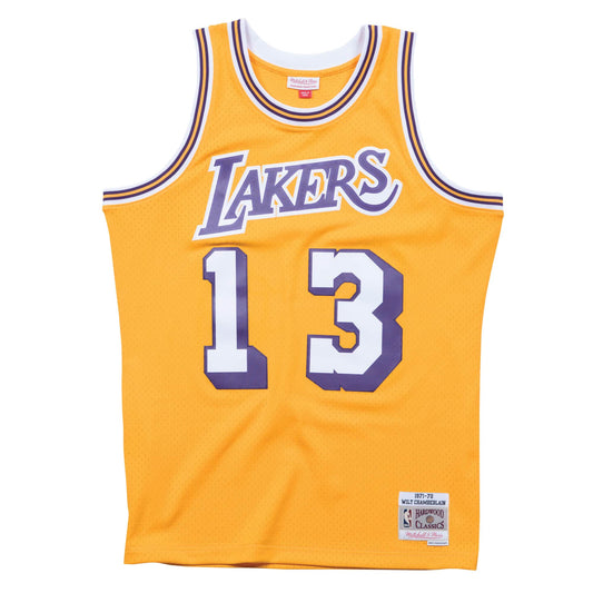 Mitchell & Ness Men's NBA Swingman Jersey Lakers 71-72 Wilt Chamberlain