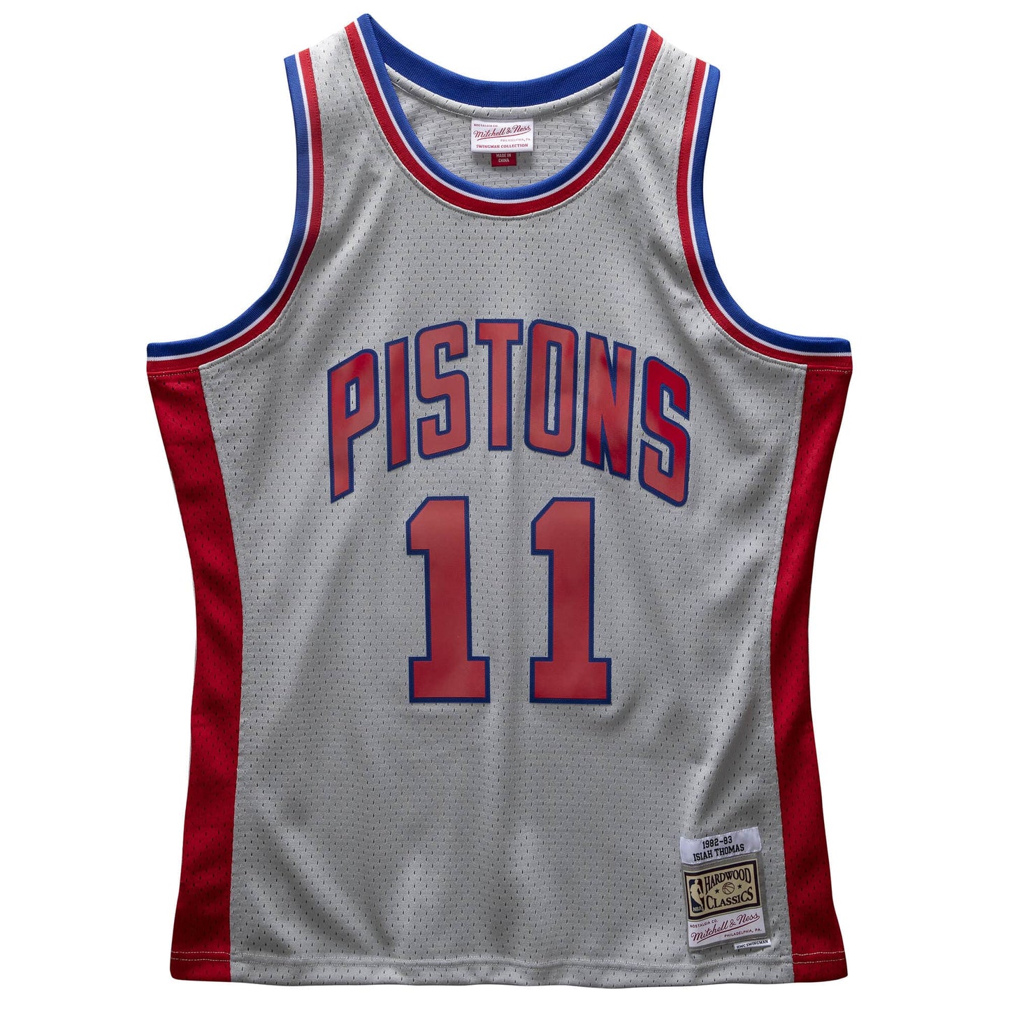 Men's Mitchell & Ness NBA Swingman Jersey- Detroit Pistons 82 Isiah Thomas