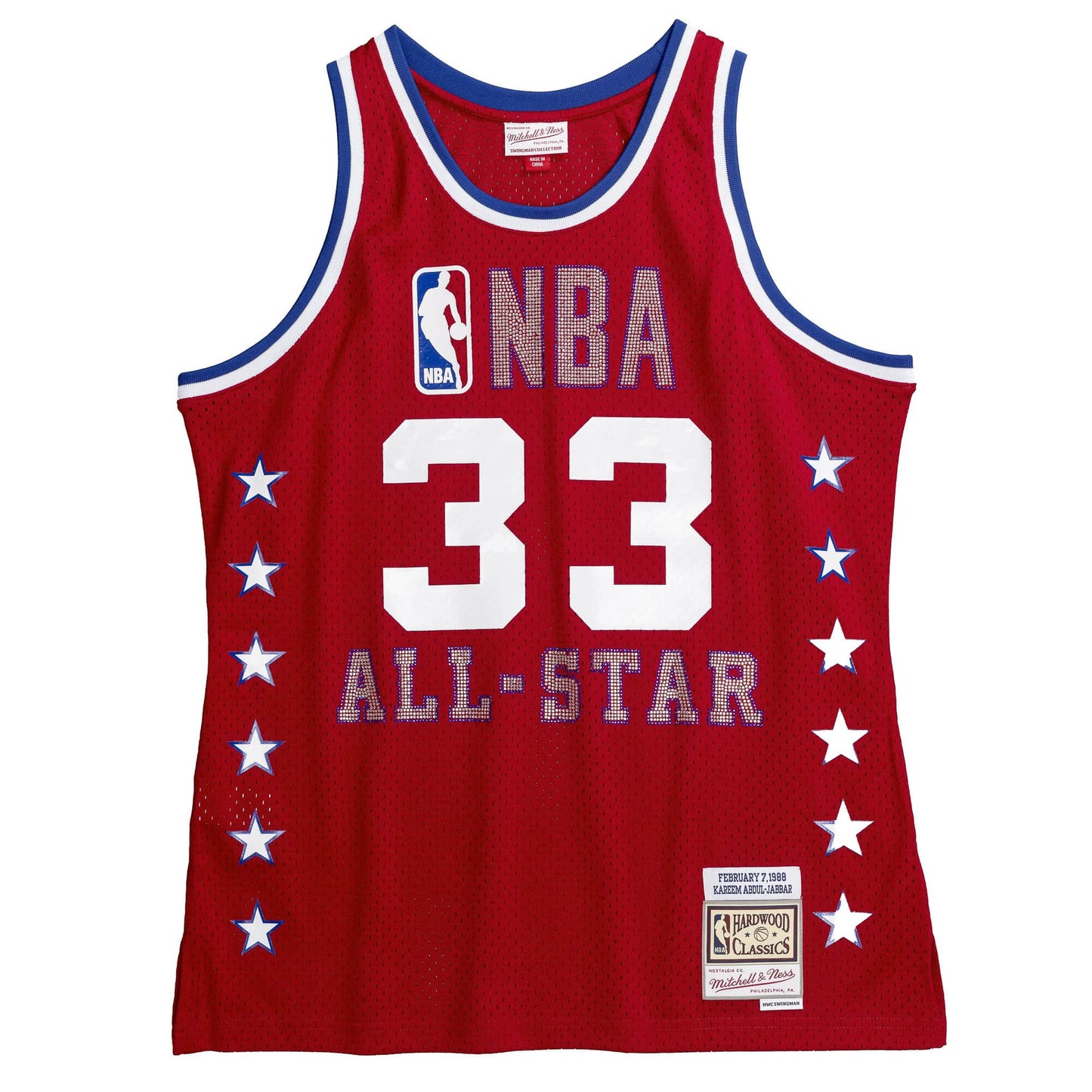 Mitchell & Ness Men's NBA Swingman Jersey All Star 1988 Kareem Abdul Jabbar