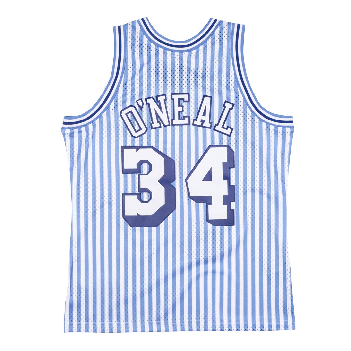 Mitchell & Ness Men's NBA Striped Swingman Jersey 1996 La Lakers Shaquille O'Neal Jerseys