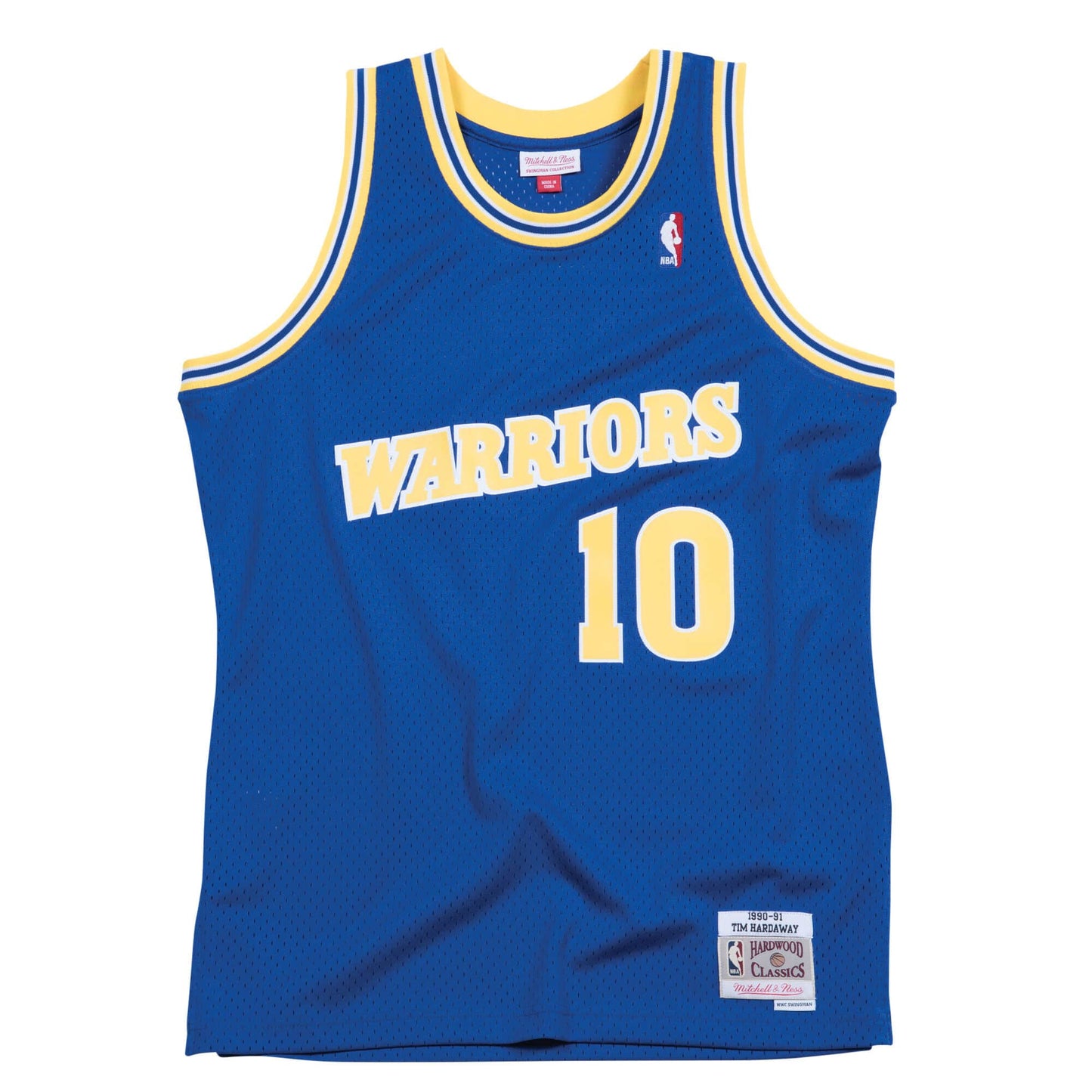Men's Mitchell & Ness NBA Swingman Road Jersey Warriors 1990 Tim Hardaway
