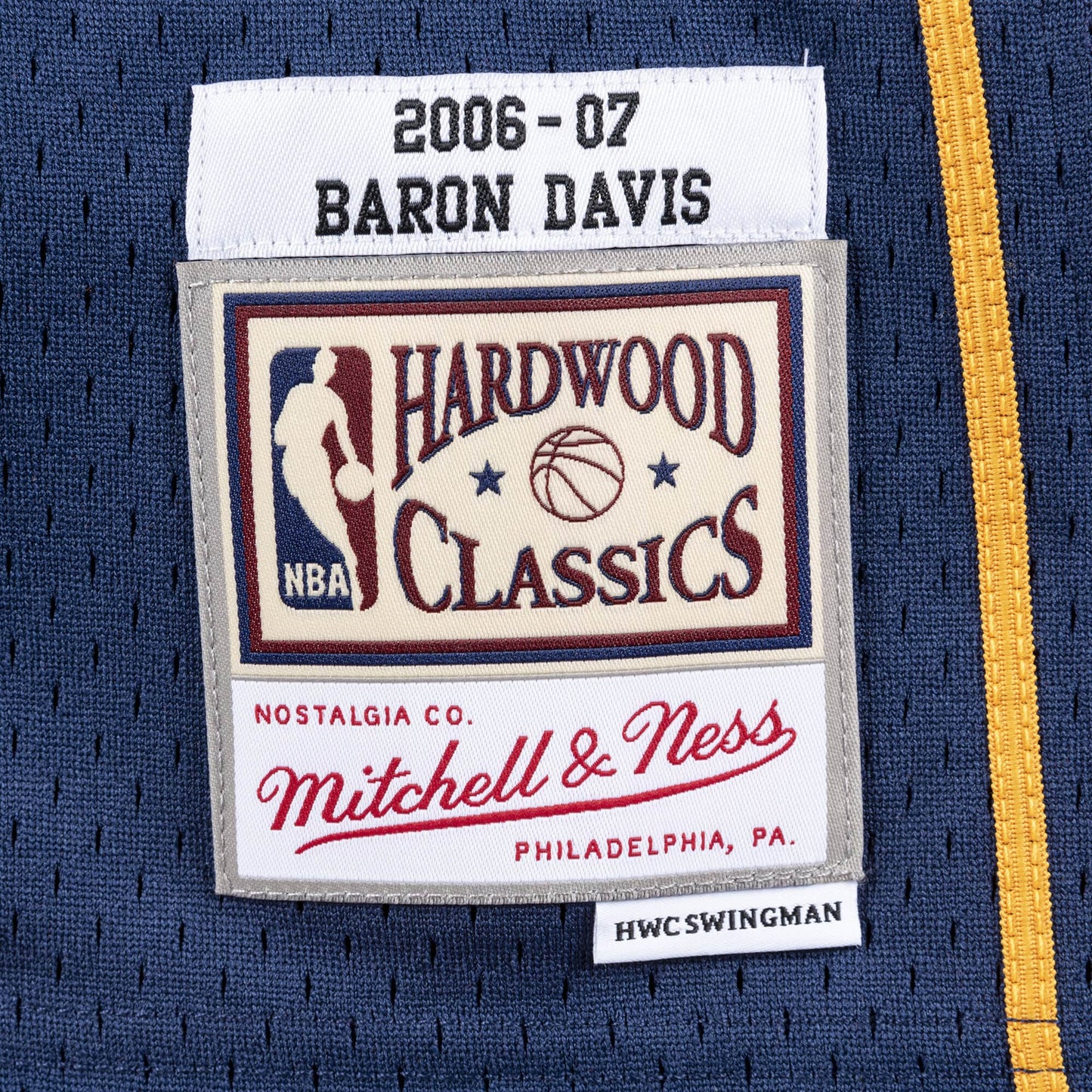 Mitchell & Ness Men's NBA Swingman Jersey - Golden State Warriors '06 Baron Davis