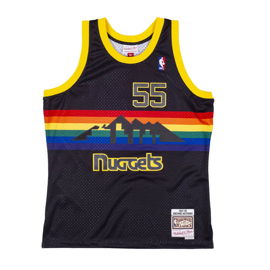 Men's Mitchell & Ness NBA Reload Swingman Jersey NUGGets 1991 Dikembe Mutombo