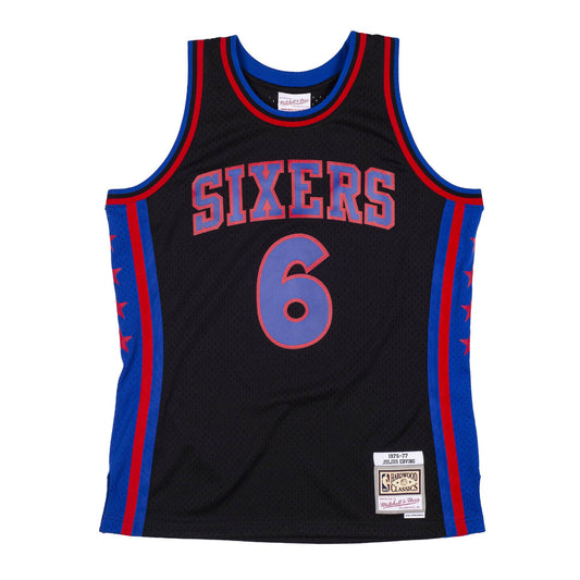 Men's Mitchell & Ness NBA Reload Swingman Jersey 76Ers 1976 Julius Erving