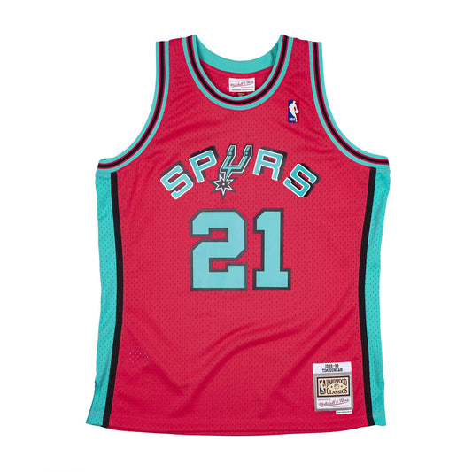 Mitchell & Ness Men's NBA Reload Swingman Jersey Spurs 1998 Tim Duncan