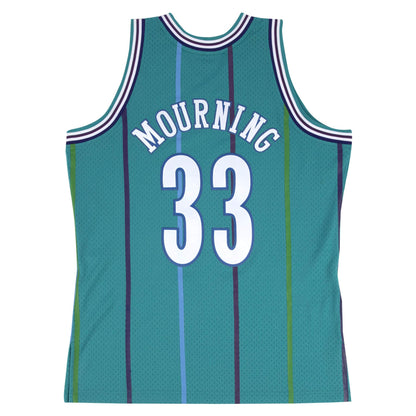 Mitchell & Ness Men's NBA Swingman Road Jersey - Hornets 92 Alonzo Mourning